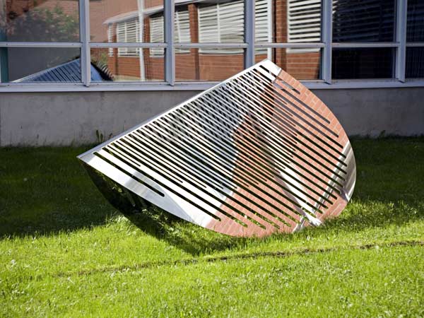 sculptures at Rovaniemi University in Finland - Kari Huhtamo Art Foundation