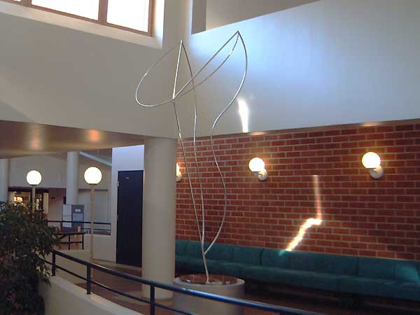 sculptures at Rovaniemi University in Finland - Kari Huhtamo Art Foundation