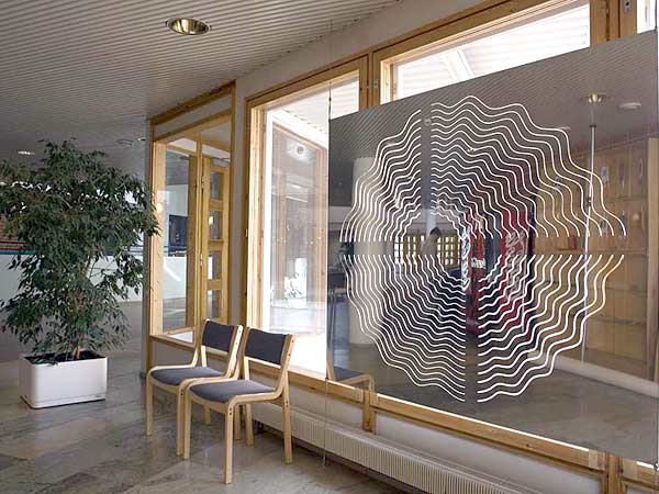 sculptures at Rovaniemi University in Finland - Kari Huhtamo Art Foundation