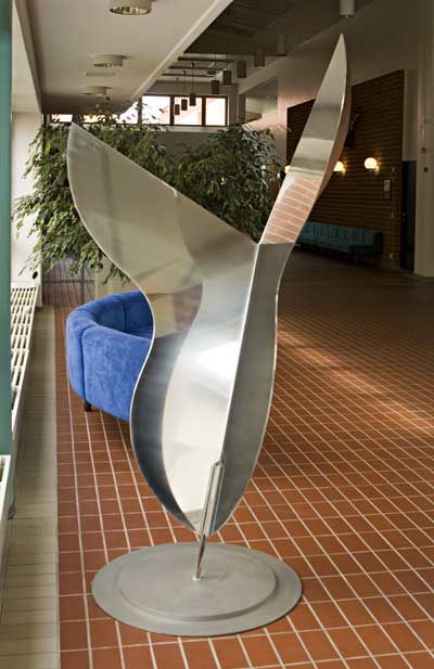 sculptures at Rovaniemi University in Finland - Kari Huhtamo Art Foundation